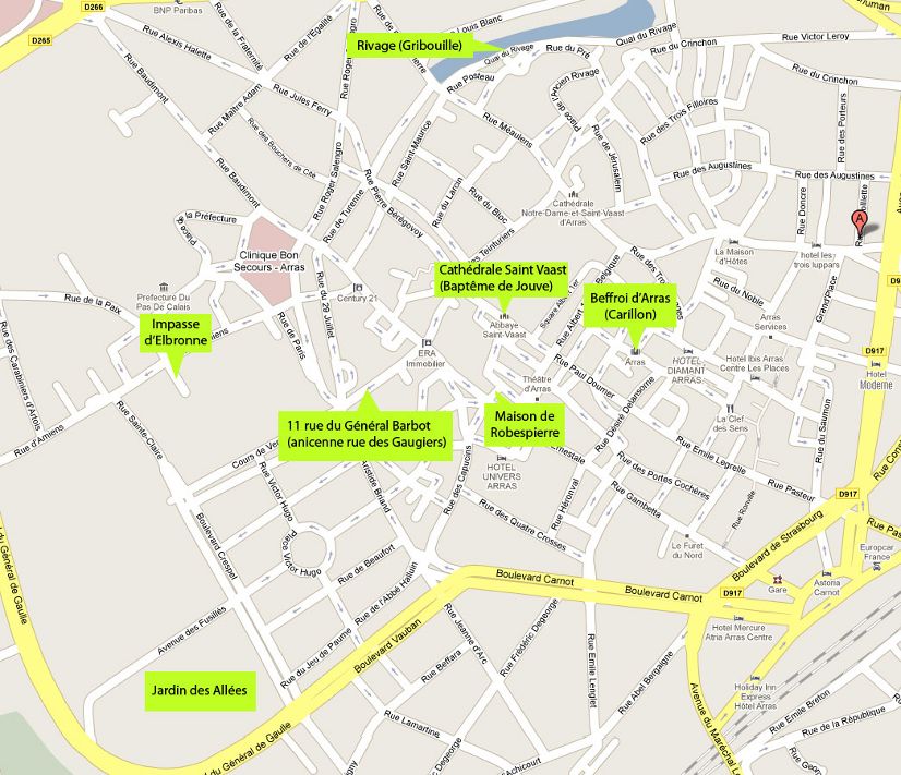 Plan Du Centre Ville D Arras Plan Du Centre Ville D Arras